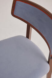 Amy Velvet-Upholstered Beech Wood Dining Chairs, Set of 2 - thumbnail 5