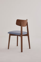 Amy Velvet-Upholstered Beech Wood Dining Chairs, Set of 2 - thumbnail 4