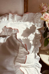 Sukun Provence Dusty Pink Cotton Sateen Pillowcase, Set of 2 - thumbnail 4