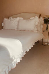 Sukun Provence Dusty Pink Cotton Sateen Pillowcase, Set of 2 - thumbnail 2