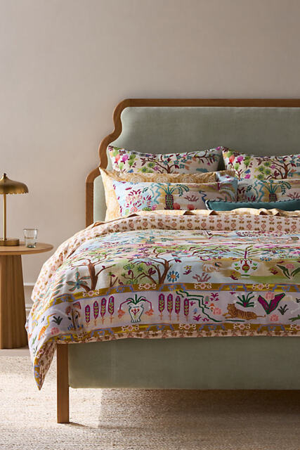 The Printed Cotton-Slub Duvet Cover - image 1