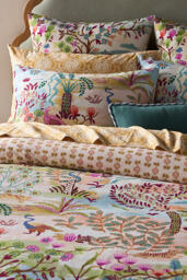 The Printed Cotton-Slub Duvet Cover - thumbnail 2