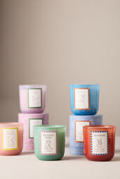 Papier x Anthropologie Fresh Meadow Haze Doodle Glass Candle - thumbnail 3