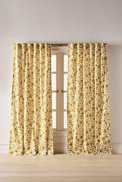 McKenzie Parrott Cotton Printed Floral Curtain - image 1