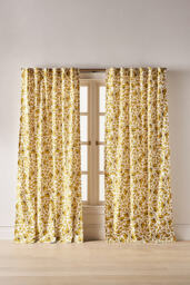 McKenzie Parrott Cotton Printed Floral Curtain