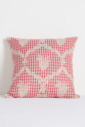 Damask Cotton Woven Icon Cushion