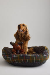 "Barbour Snuggle Dog Bed 30""" - thumbnail 1