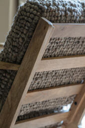 nkuku Keya Chunky Weave & Mango Wood Chair - thumbnail 2