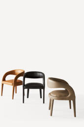 Leather Hagen Dining Chair - thumbnail 2