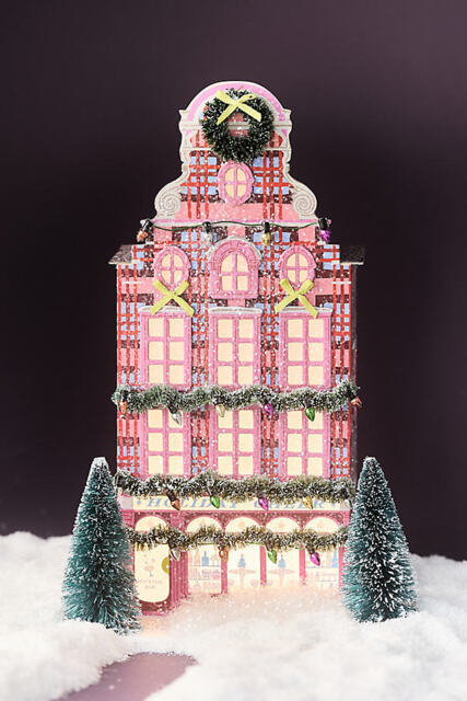 Emily Taylor x Anthropologie Light-Up Holiday House - image 1