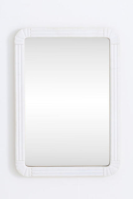 Kanta Marble-Trimmed Wall Mirror - image 1