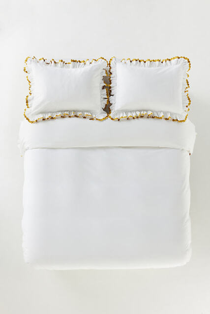 Maeve Liet Cotton Sateen Embroidered Duvet Cover - image 1