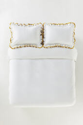 Maeve Liet Cotton Sateen Embroidered Duvet Cover
