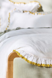Maeve Liet Cotton Sateen Embroidered Duvet Cover - thumbnail 2