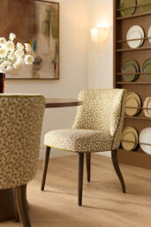 Meryl Walnut Dining Chair - thumbnail 1