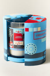 Imaginary Authors x Anthropologie Fruity Cherry Groove Glass Candle - thumbnail 2