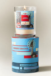 Imaginary Authors x Anthropologie Fruity Cherry Groove Glass Candle - thumbnail 3