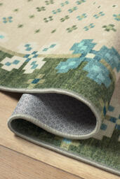 Ruggable Washable Scandi-Floral Clove Rug - thumbnail 8