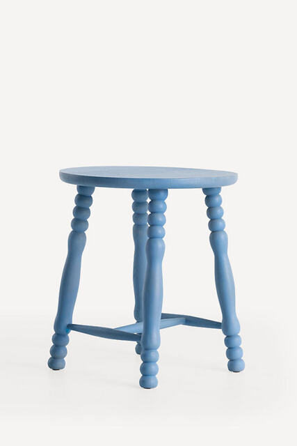 Roma Turned Wood Stool - image 1