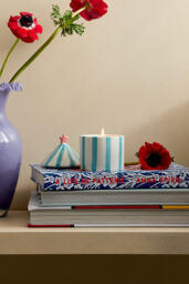 Zesty Lemons London Charcoal & Matcha Carnival Ceramic Candle - thumbnail 3
