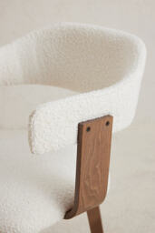 Brooke Boucle-Upholstered Beech Wood Dining Chair - thumbnail 6