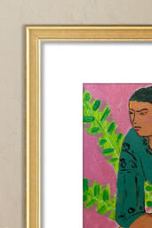 Whispers Under Pink Skies by Naomi Munuo Framed Wall Art - thumbnail 2