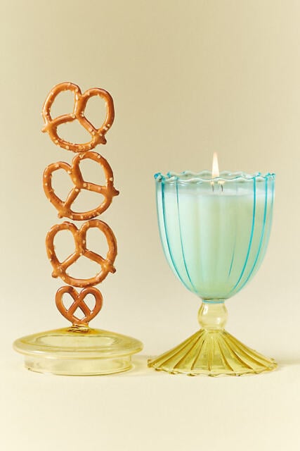 Astrid Gourmand Salted Caramel Pretzel Glass Candle - image 1