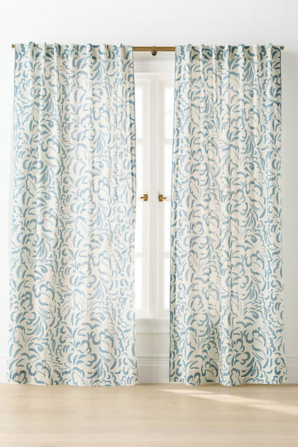Claire de Quenetain Cotton Squiggle Curtain - image 1