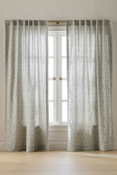 Irena Cotton-Linen Floral Curtain - thumbnail 1