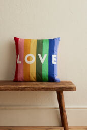 The Pillow Drop Love Square Cushion