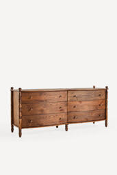 Spindle Six-Drawer Chest of Drawers - thumbnail 3