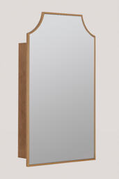 Simone Mirrored Metal Bathroom Wall Cabinet - thumbnail 4