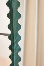 Maeve Scalloped Cotton Curtain - thumbnail 3