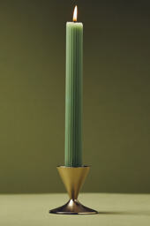 Naya Tinted Brass Lacquer Taper Candle Holder - thumbnail 2