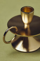 Naya Tinted Brass Lacquer Taper Candle Holder - thumbnail 6