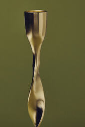 Naya Tinted Brass Lacquer Taper Candle Holder - thumbnail 3