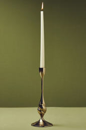 Naya Tinted Brass Lacquer Taper Candle Holder - thumbnail 9