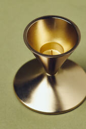 Naya Tinted Brass Lacquer Taper Candle Holder - thumbnail 4