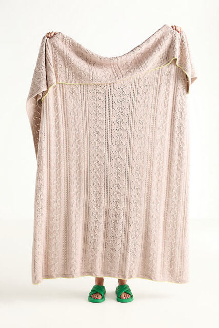 Sabrina Cotton Knit Throw Blanket - image 1