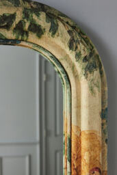 Judarn Floral Wood Overmantle Mirror - thumbnail 4