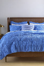 Dahlia Cotton Jersey Floral Quilted Bedspread