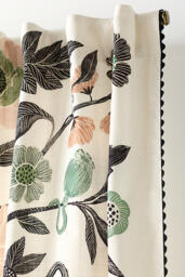 Claudette Cotton Floral Curtain - thumbnail 2