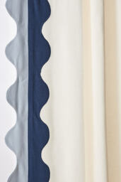 Maeve Scalloped Cotton Curtain - thumbnail 2