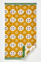 Flora Cotton Woven Floral Towel Collection - thumbnail 2