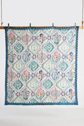 Theodora Embroidered Quilted Bedspread - thumbnail 3