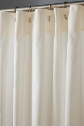 Maeve Scalloped Cotton Shower Curtain - thumbnail 3