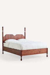 Rowen Oak Wood Bed - thumbnail 3