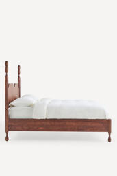 Rowen Oak Wood Bed - thumbnail 4