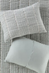 Striped Cotton Gauze Pillowcases, Set of 2
