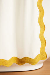 Maeve Scalloped Cotton Shower Curtain - thumbnail 2